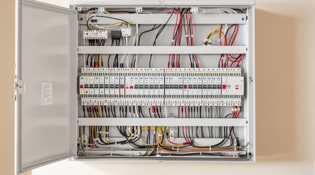 Instalación de cuadro eléctrico nuevo con diferenciales y magnetotérmicos en una vivienda de Barcelona