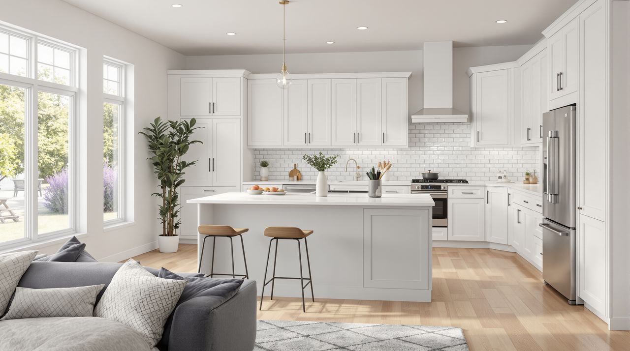 Reforma de cocina y baño en piso de Barcelona con presupuesto cerrado